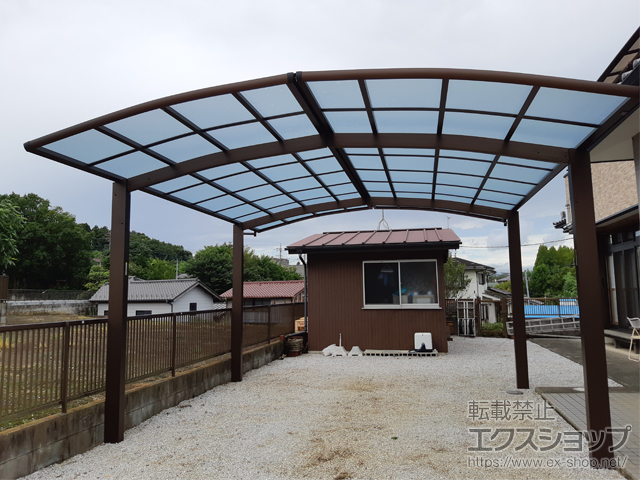 埼玉県所沢市ののカーポート レイナポートグラン M合掌　積雪〜20cm対応 施工例