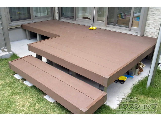 愛知県江南市ののウッドデッキ リウッドデッキ 200 施工例