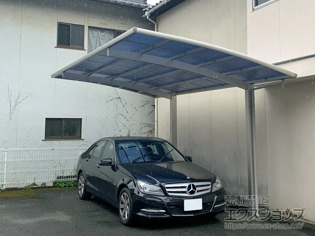 岡山県倉敷市のYKKAPのカーポート レイナポートグラン　積雪～20cm対応 施工例
