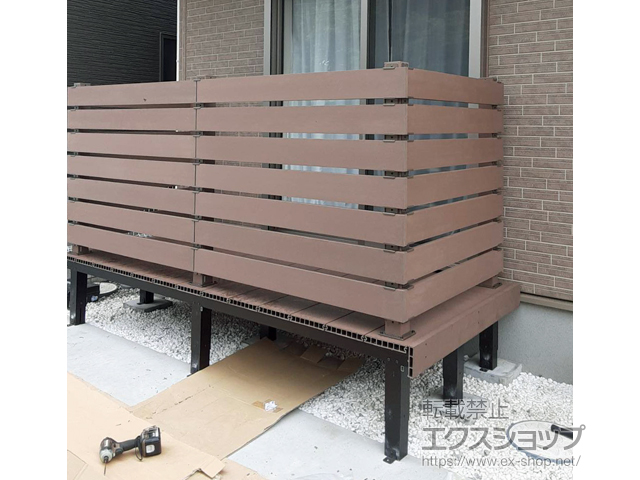 千葉県千葉市ののウッドデッキ マージウッドデッキ 施工例