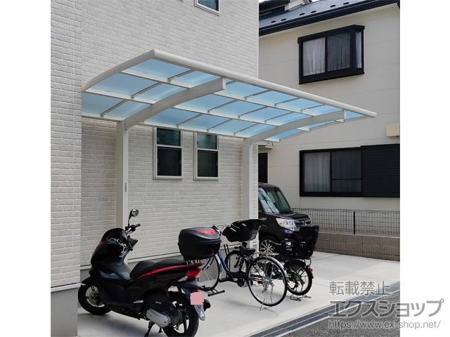 埼玉県さいたま市ののサイクルポート・駐輪場 レイナポートグランミニ 積雪〜20cm対応 施工例