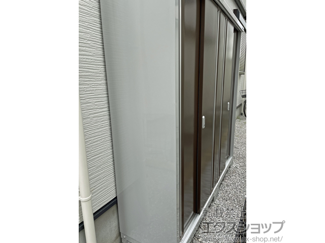 神奈川県川崎市のの物置・屋外倉庫 シンプリー 一般型 1940×515×1903 MJX-195E-P-TB 施工例