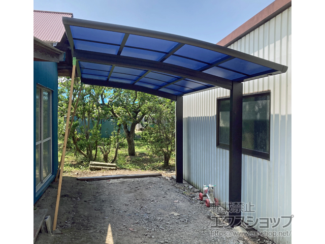 茨城県常総市ののカーポート レイナポートグラン　積雪〜20cm対応 施工例