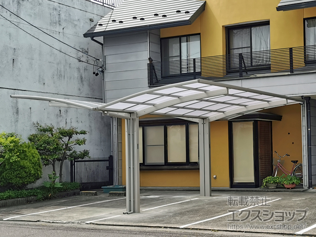 岐阜県多治見市ののカーポート プレシオスポート Y合掌 積雪〜20cm対応 施工例