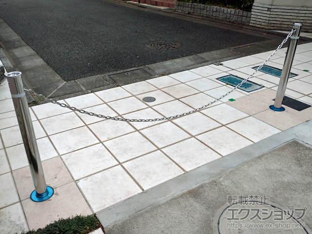 東京都杉並区ののカーゲート ビポールBP チェーン内蔵型 上下式 バリアフリー仕様 施工例