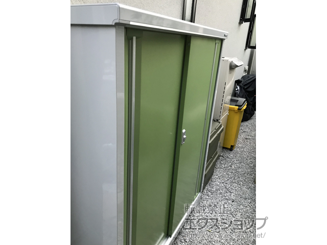 東京都杉並区のの物置・屋外倉庫 シンプリー 一般型 1320×415×1603 MJX-134D-LG 施工例