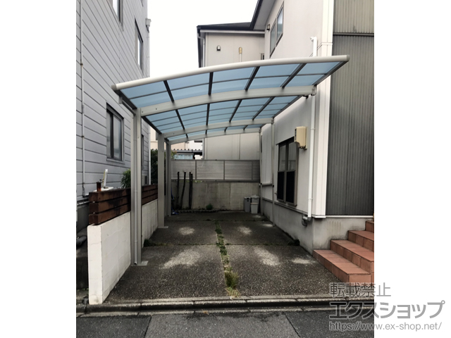 愛知県名古屋市ののカーポート レイナポートグラン 延長　積雪〜20cm対応 施工例