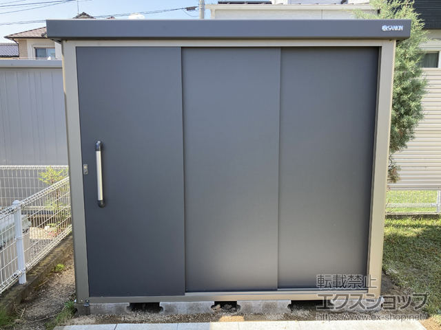 佐賀県佐賀市のの物置・屋外倉庫 エスケーエイト SK8-100 一般型 2200×1600×1940 SK8-100-GK 施工例