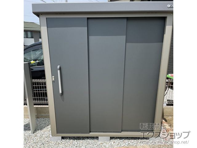 兵庫県加古川市のの物置・屋外倉庫 エスケーエイト SK8-50 一般型 1800×800×1940 SK8-50-GK 施工例