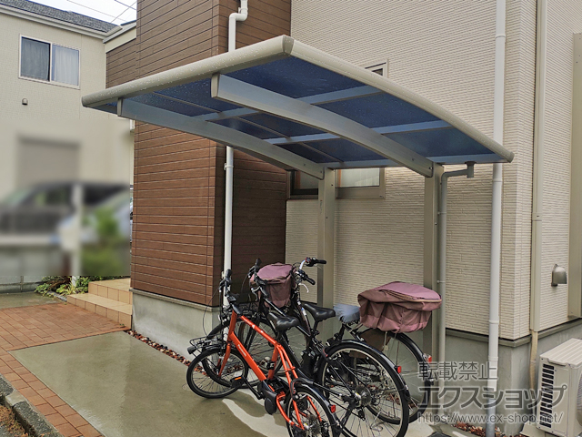 神奈川県川崎市ののサイクルポート・駐輪場 プレシオスポート ミニ 積雪〜20cm対応 施工例