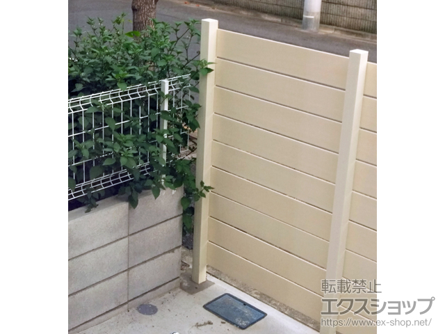 東京都足立区ののフェンス・柵 プラド/one ジョイントあり仕様 高尺タイプ すき間10mm 施工例