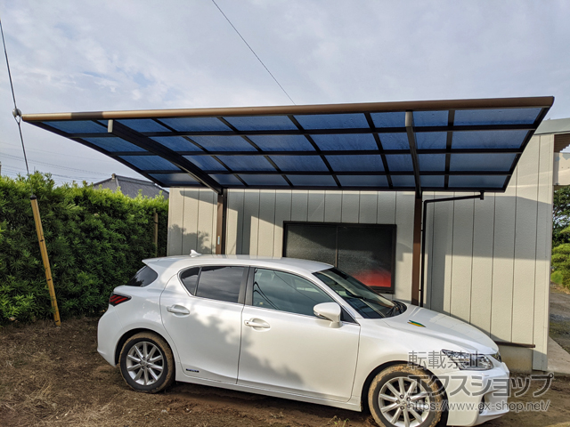 茨城県行方市ののカーポート プレシオスポート 積雪〜20cm対応 施工例