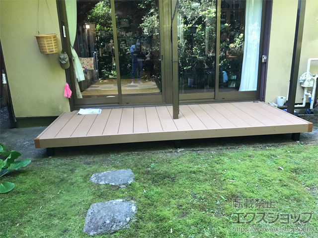 静岡県熱海市ののウッドデッキ リウッドデッキ 200 施工例