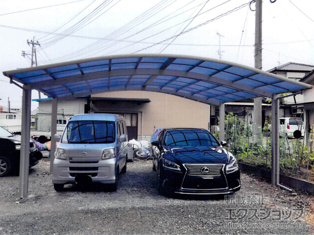 熊本県宇土市ののカーポート レイナツインポートグラン　積雪〜20cm対応 施工例