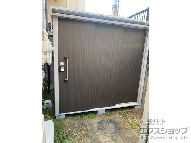 神奈川県川崎市のの物置・屋外倉庫 エルモ 一般型 2220×2570×2116 LMD-2225-DW 施工例