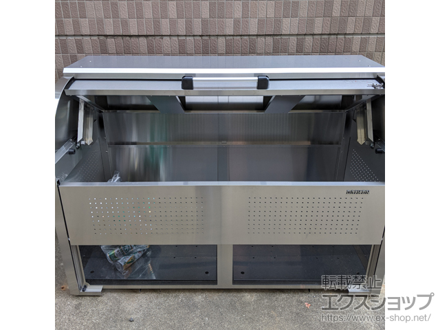 茨城県つくばみらい市ののゴミステーション クリーンストッカー CKS-1607-A型 （容量1000L） 施工例