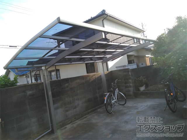 兵庫県姫路市ののカーポート プレシオスポート 積雪〜20cm対応 施工例