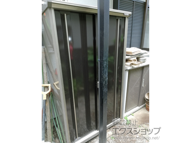 東京都小平市のの物置・屋外倉庫 ナイソーシスター　1100×580×1903 KMW-116E-CB 施工例