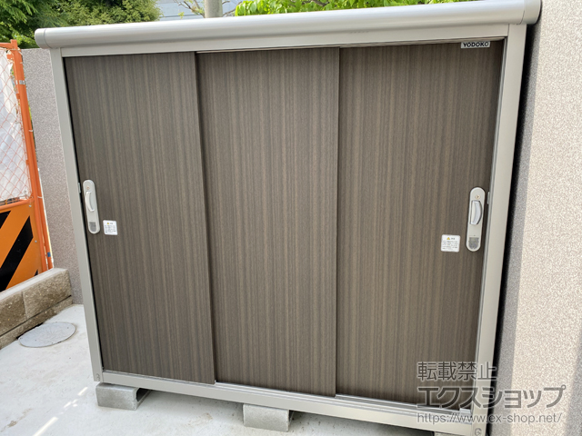 大阪府高槻市のの物置・屋外倉庫 エスモ 一般型 1650×900×1501 ESE-1609E-DW 施工例