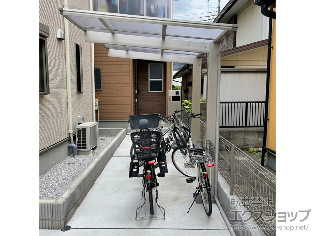 神奈川県川崎市ののサイクルポート・駐輪場 エフルージュグランミニ 積雪〜20cm対応 施工例