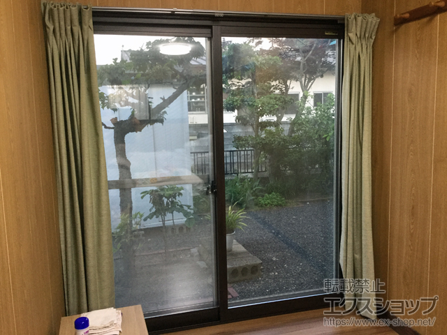 広島県福山市のの二重窓（内窓） プラマードU 引違い窓 2枚建 施工例