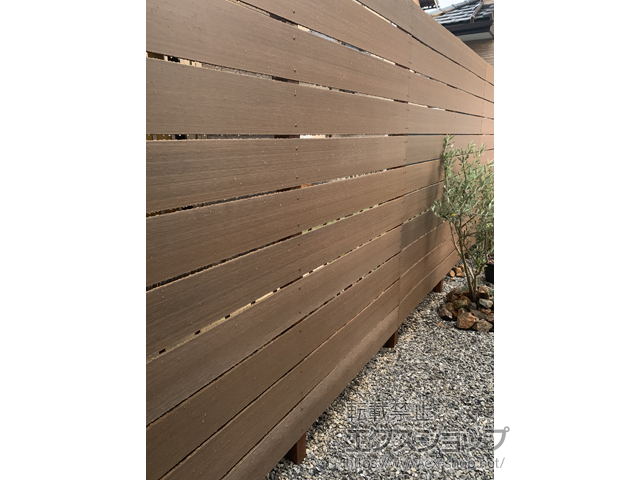 静岡県浜松市ののフェンス・柵 プラド/one ジョイントなし仕様 高尺タイプ すき間10mm 施工例