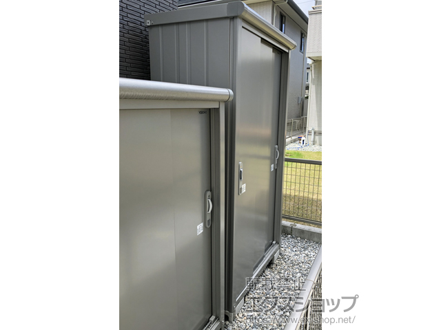 岐阜県大垣市のの物置・屋外倉庫 エスモ 一般型 1050×650×1959（ESE-1006A） ESE-1006A-SS 施工例