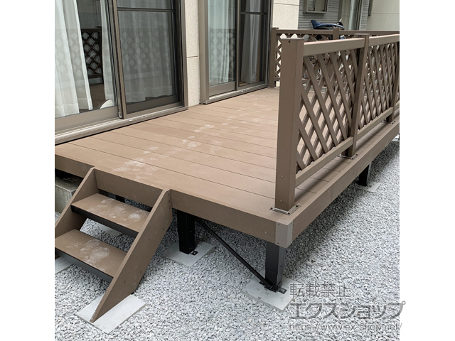 東京都町田市ののウッドデッキ マージウッドデッキ 施工例