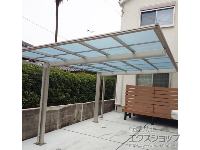 大阪府松原市ののカーポート エフルージュグラン　積雪〜20cm対応 施工例