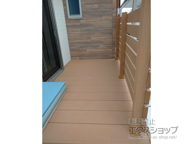 大阪府松原市ののウッドデッキ マージウッドデッキ 施工例
