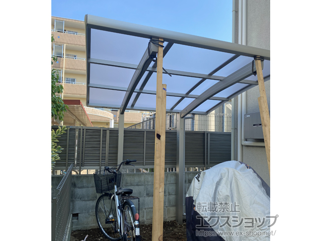 東京都練馬区ののサイクルポート・駐輪場 プレシオスポート ミニ 積雪〜20cm対応 施工例