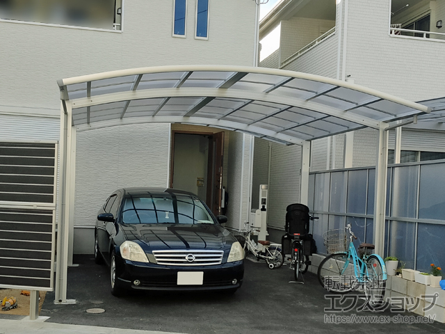 大阪府泉北郡忠岡町ののカーポート レイナツインポートグラン　積雪〜20cm対応 施工例