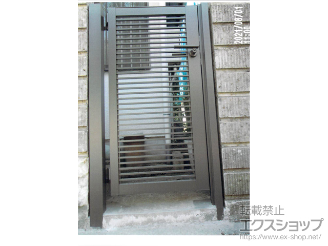 東京都調布市のの門扉 開き門扉AB YR2型 片開き　柱使用 施工例