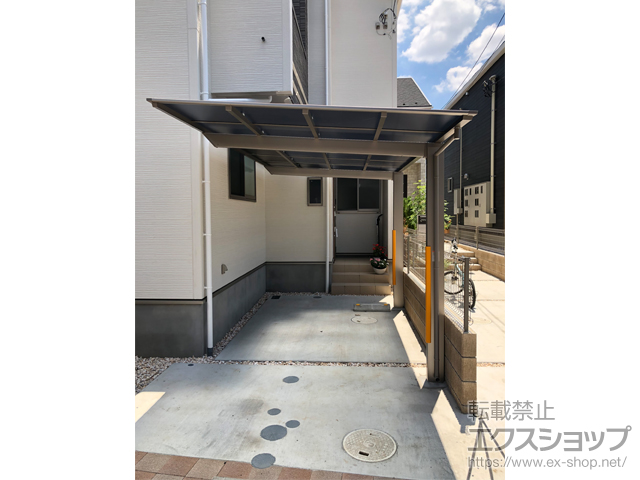 東京都練馬区ののカーポート ソリッドポート 積雪〜20cm対応 施工例