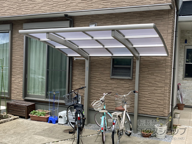 千葉県柏市ののサイクルポート・駐輪場 プレシオスポート ミニ 積雪〜20cm対応 施工例