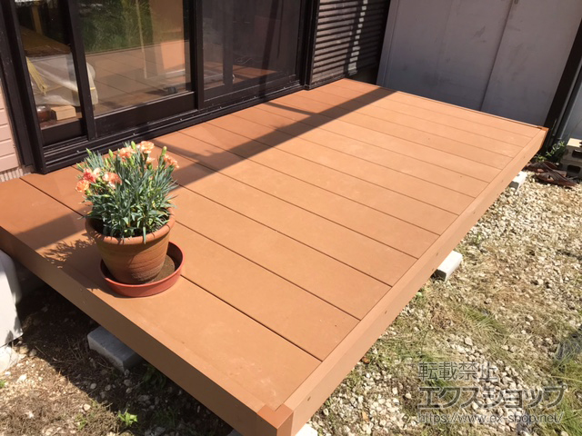 兵庫県神戸市ののウッドデッキ マージウッドデッキ 施工例