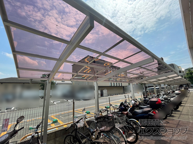 京都府京都市ののカーポート レイナポートグラン 延長　積雪〜20cm対応 施工例