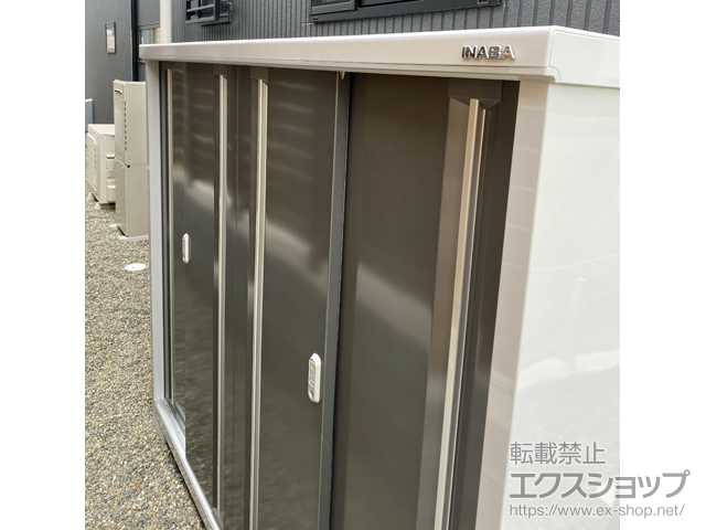 千葉県印西市のの物置・屋外倉庫 シンプリー 一般型 1940×755×1603（MJX-197D-P） MJX-197D-P-PG 施工例