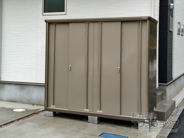 東京都府中市のの物置・屋外倉庫 ナイソーシスター　2160×720×1903 KMW-217E-NG 施工例
