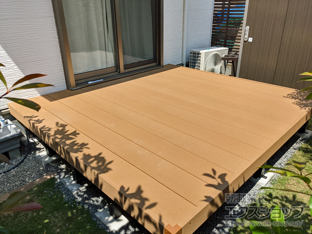 東京都府中市ののウッドデッキ リウッドデッキ 200 施工例