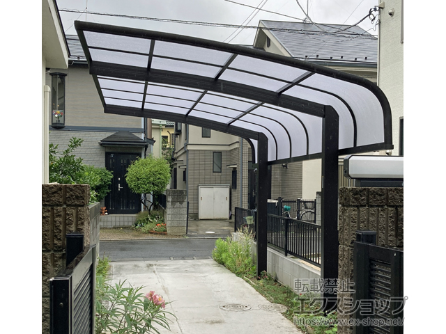 東京都足立区ののカーポート プレシオスポート アルファ 積雪〜20cm対応 施工例
