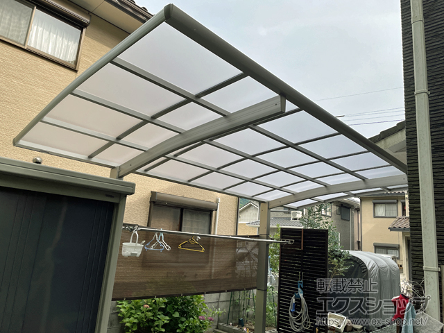 徳島県三好市ののカーポート プレシオスポート 積雪〜20cm対応 施工例