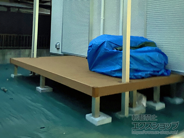 埼玉県上尾市ののウッドデッキ リウッドデッキ 200 施工例