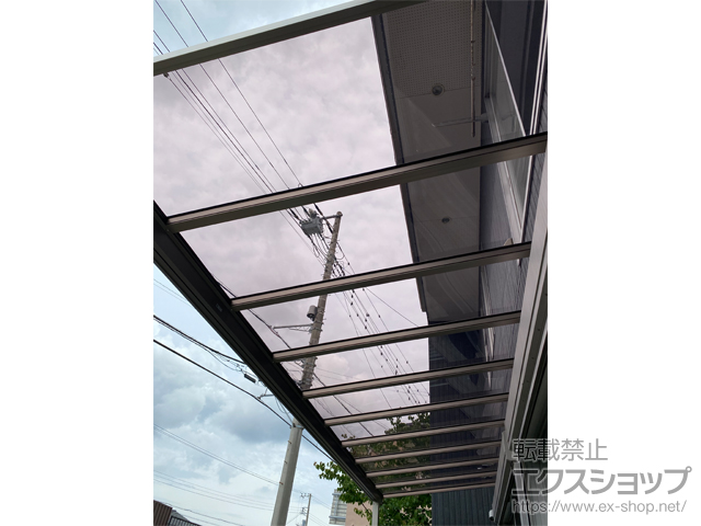 千葉県市原市ののテラス屋根 テラスVS F型 テラスタイプ 単体 積雪〜30cm対応 施工例