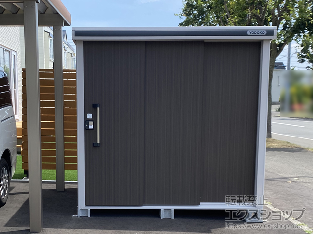 北海道札幌市のの物置・屋外倉庫 エルモ 積雪型 2220×1870×2119（LMDS-2218） LMDS-2218-DW 施工例