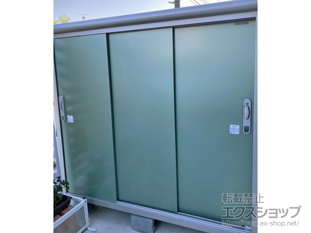 東京都西東京市のの物置・屋外倉庫 エスモ 一般型 1650×650×1501 ESE-1606E-EG 施工例