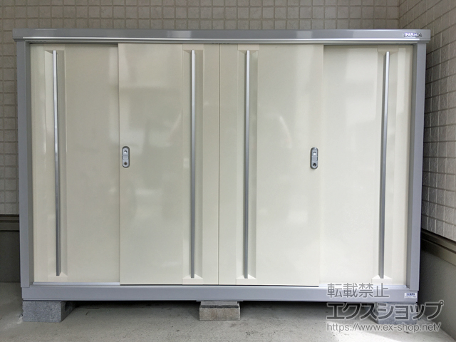 神奈川県藤沢市のの物置・屋外倉庫 シンプリー 一般型 1940×515×1303 MJX-195C-P-FW 施工例