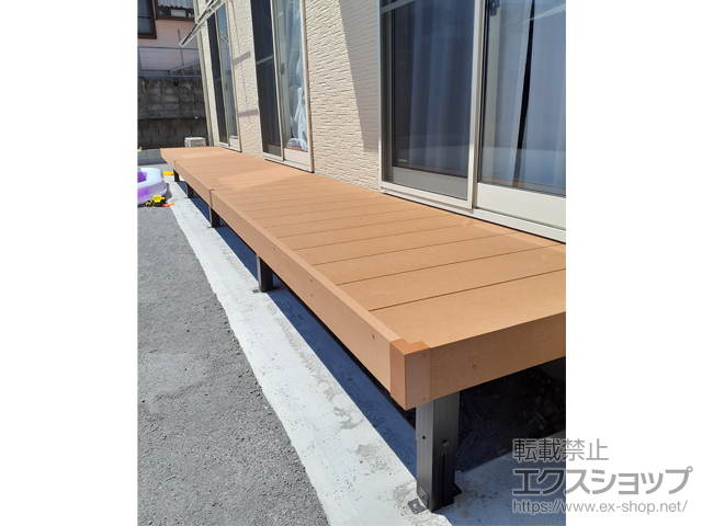 大分県佐伯市ののウッドデッキ リウッドデッキ 200 施工例