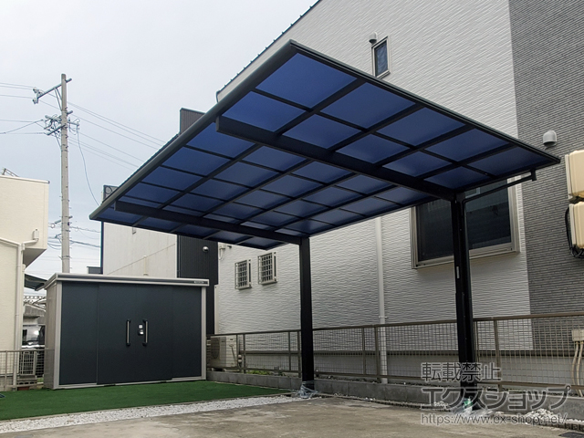 愛知県一宮市ののカーポート エフルージュグラン　積雪〜20cm対応 施工例