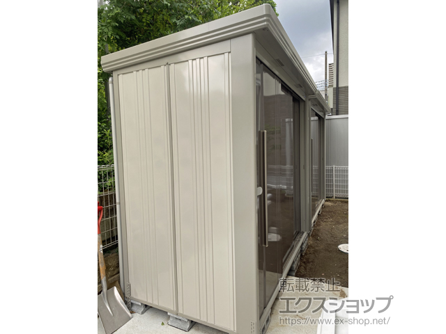 神奈川県川崎市のの物置・屋外倉庫 Mr.ストックマンダンディ 一般型 結露減少型 2348×1222×2110 ND-Z2312-B 施工例